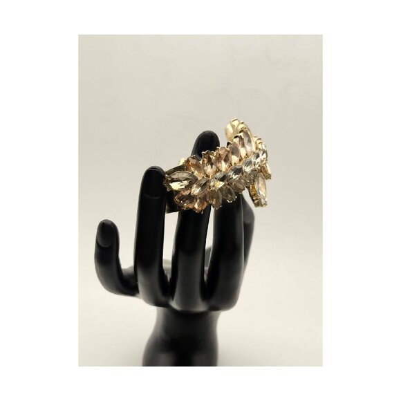 Crystal Clamper Cuff Bracelet, Banana Republic - Picture 2 of 7